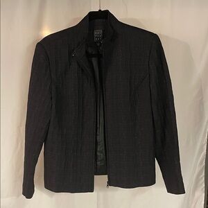Elegant Dark Purple Women's Suit Jacket